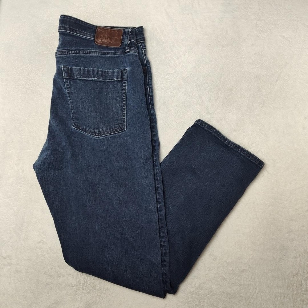 Revtown Jeans Mens 36x30 Blue Automatic Decade Denim Straight Regular Stretch